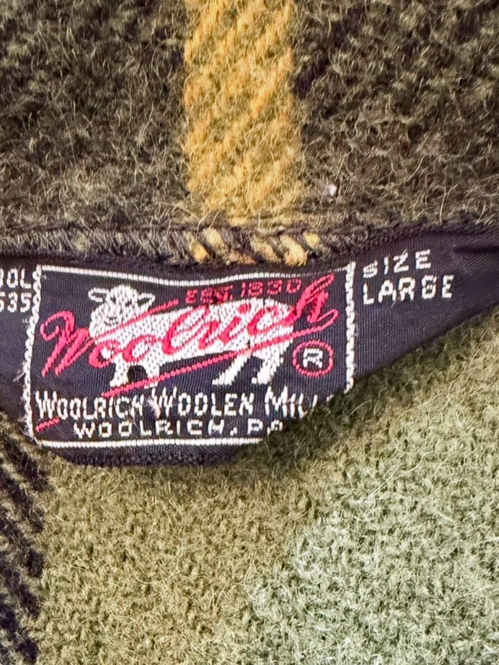 Woolrich Vintage Wool Plaid Hunting Field
Coat Jacket 1940's-1950's - Picture 4 of 4